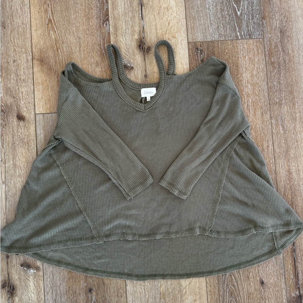 Anthropolgie Deletta knit thermal top